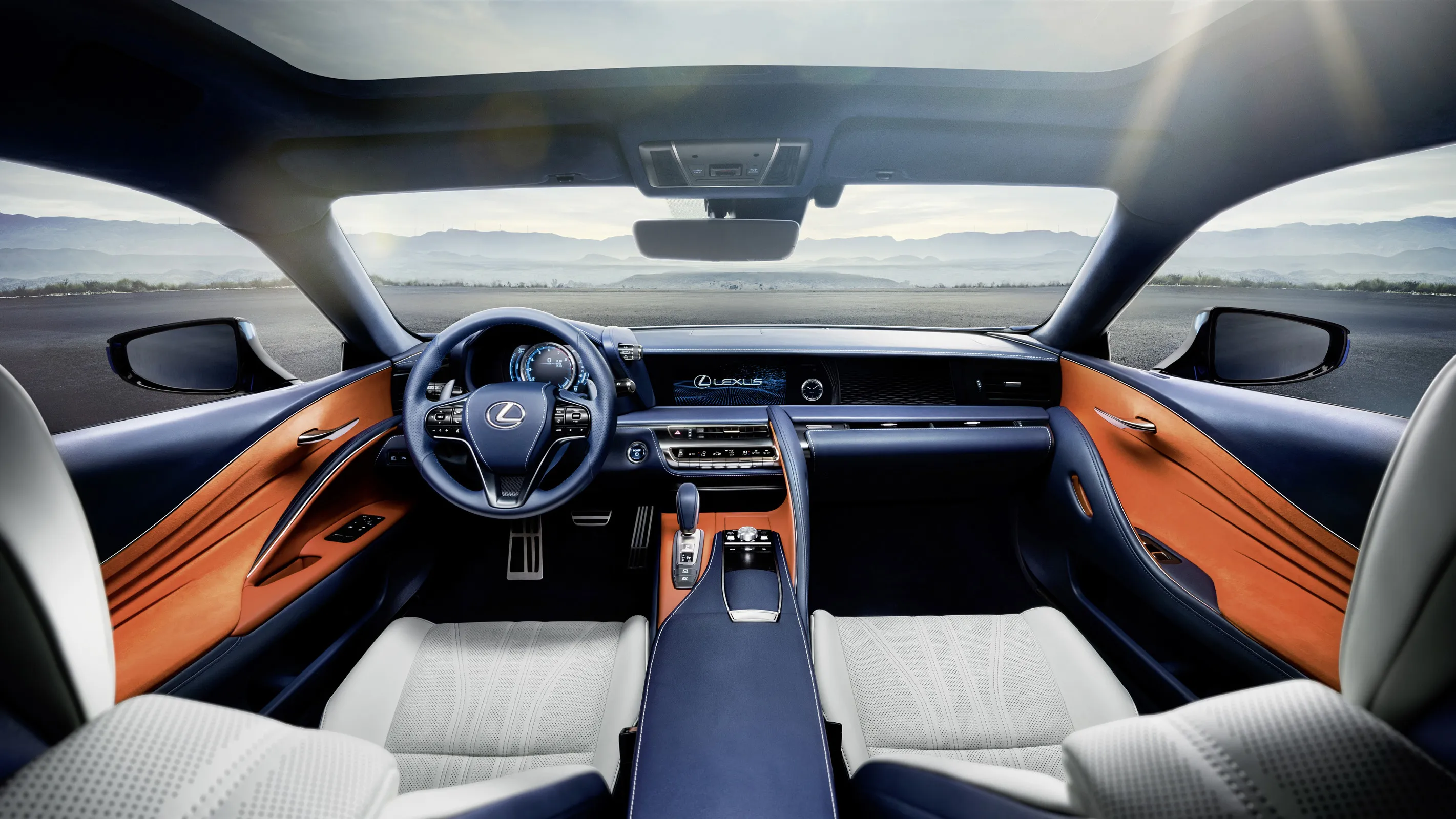 Luxury car interior protected by Polar window film.